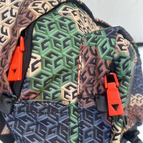 New GUESS Geometric Patterned Crossbody Bag/Belt Bag - Picture 10 of 15